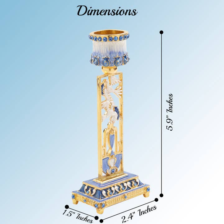Matashi - Wholesale Candle Holder - Shabbat Candlestick by Matashi (2-Piece Set)1