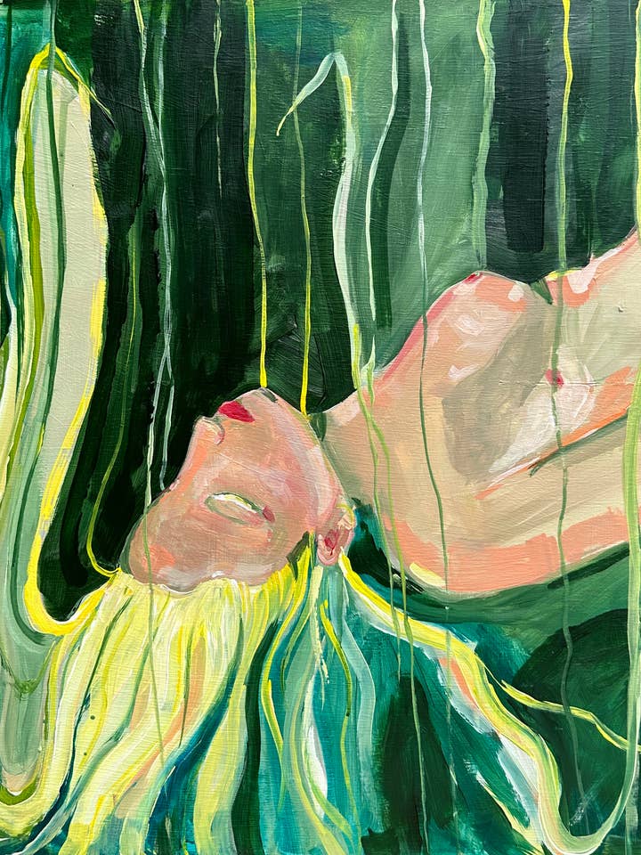 "Sinking" / Giclee Velvet Print for wholesale by GERB