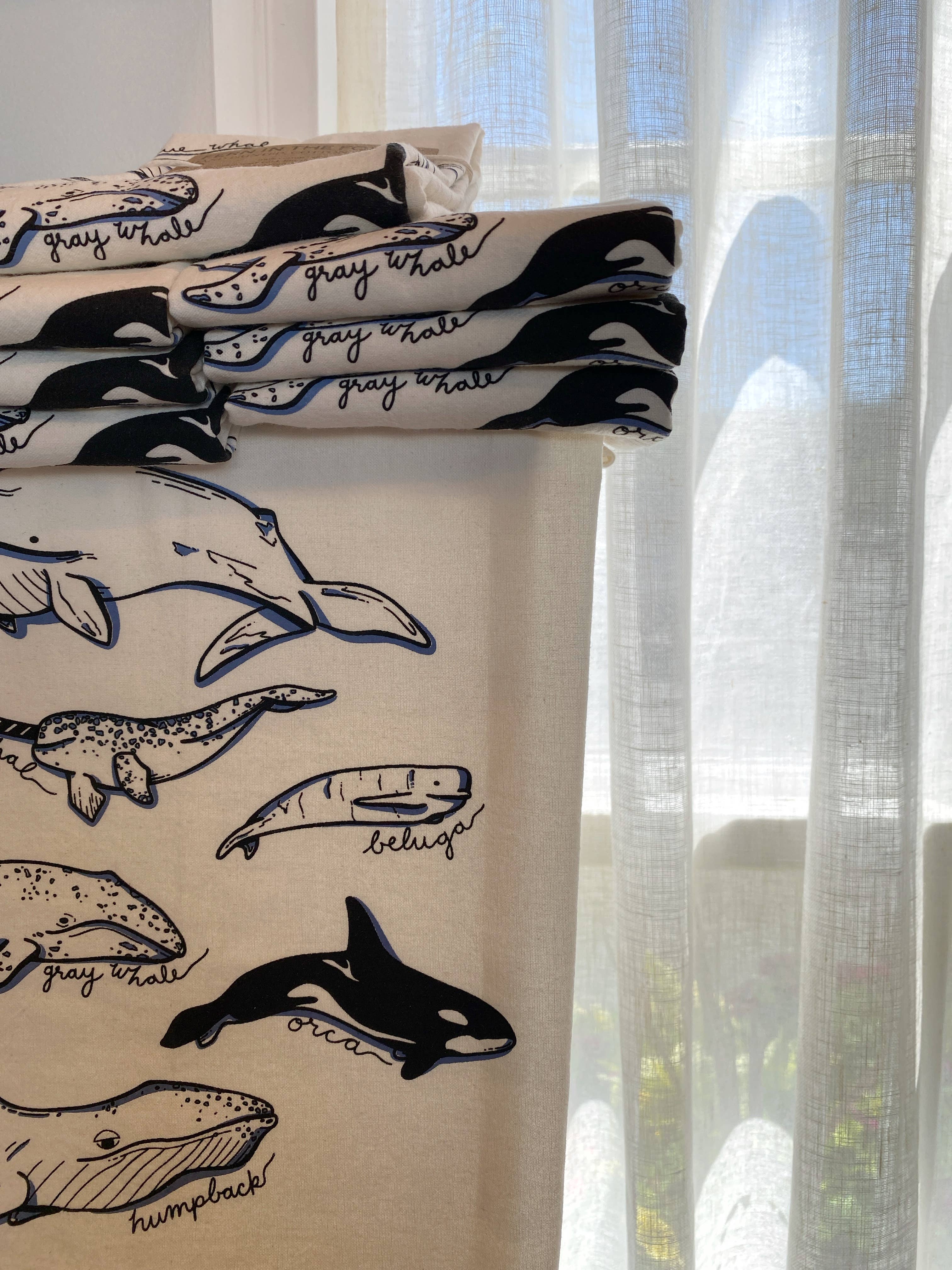 Fern In The Forest - Wholesale Tea Towel - Whale Tea Towel | Screenprinted7