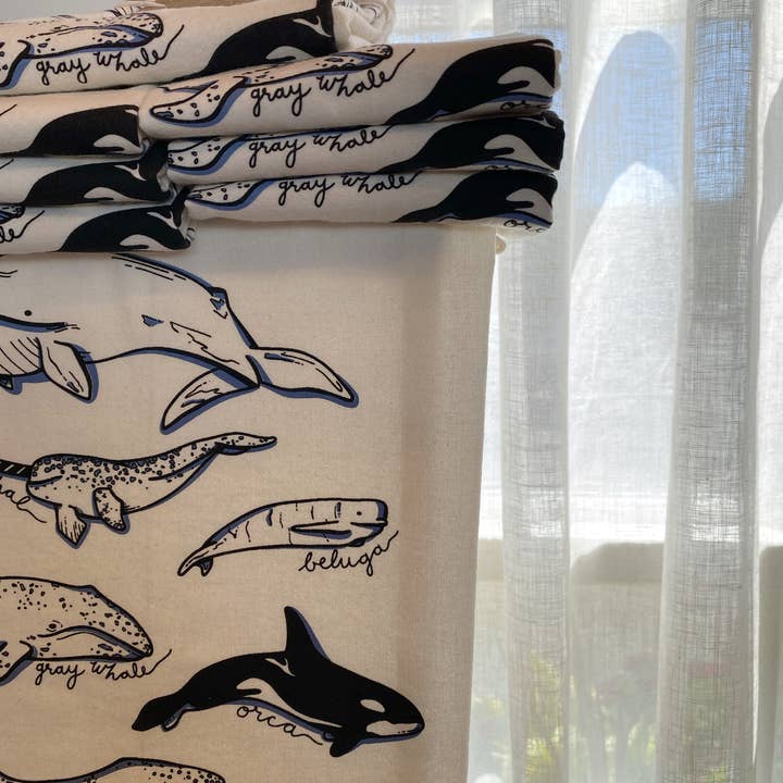 Fern In The Forest - Wholesale Tea Towel - Whale Tea Towel | Screenprinted7