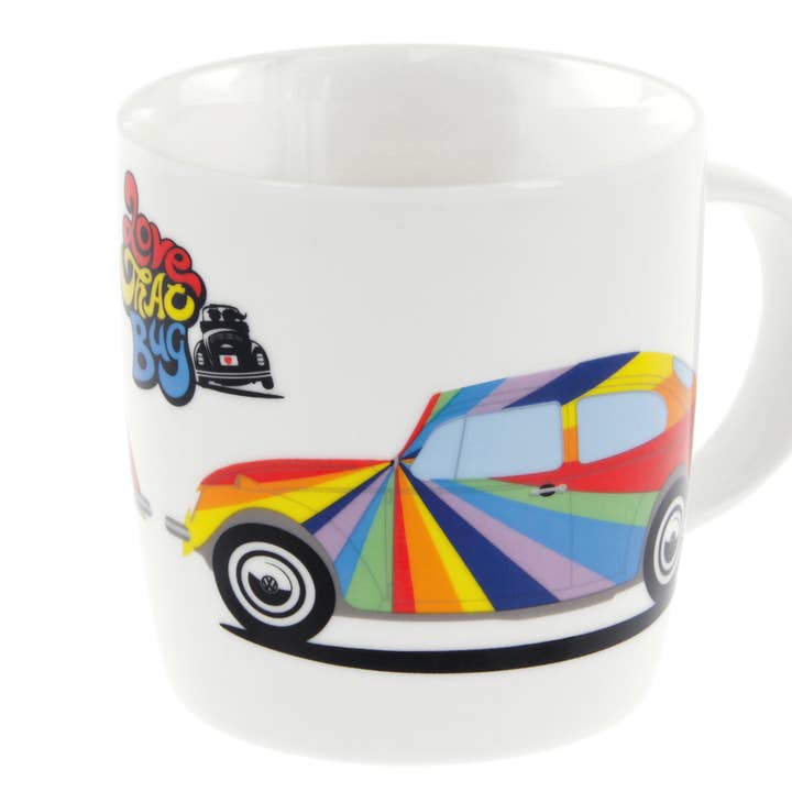 Tasse à café VW Beetle 370 ml - Rayures pour la vente par VW Collection by BRISA