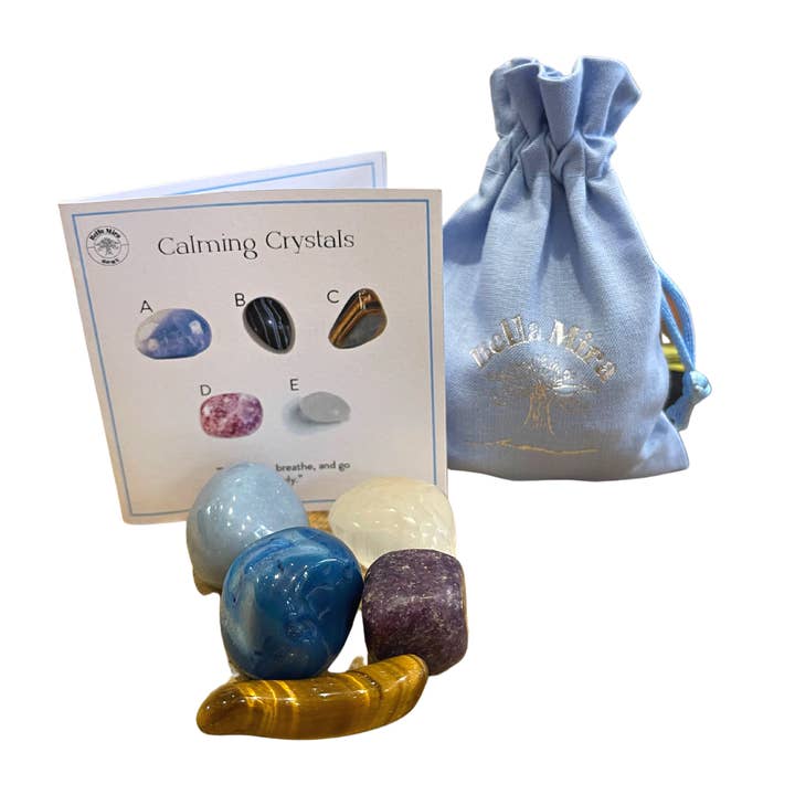 Calming Crystals Healing Pack for wholesale by BellaMira Home