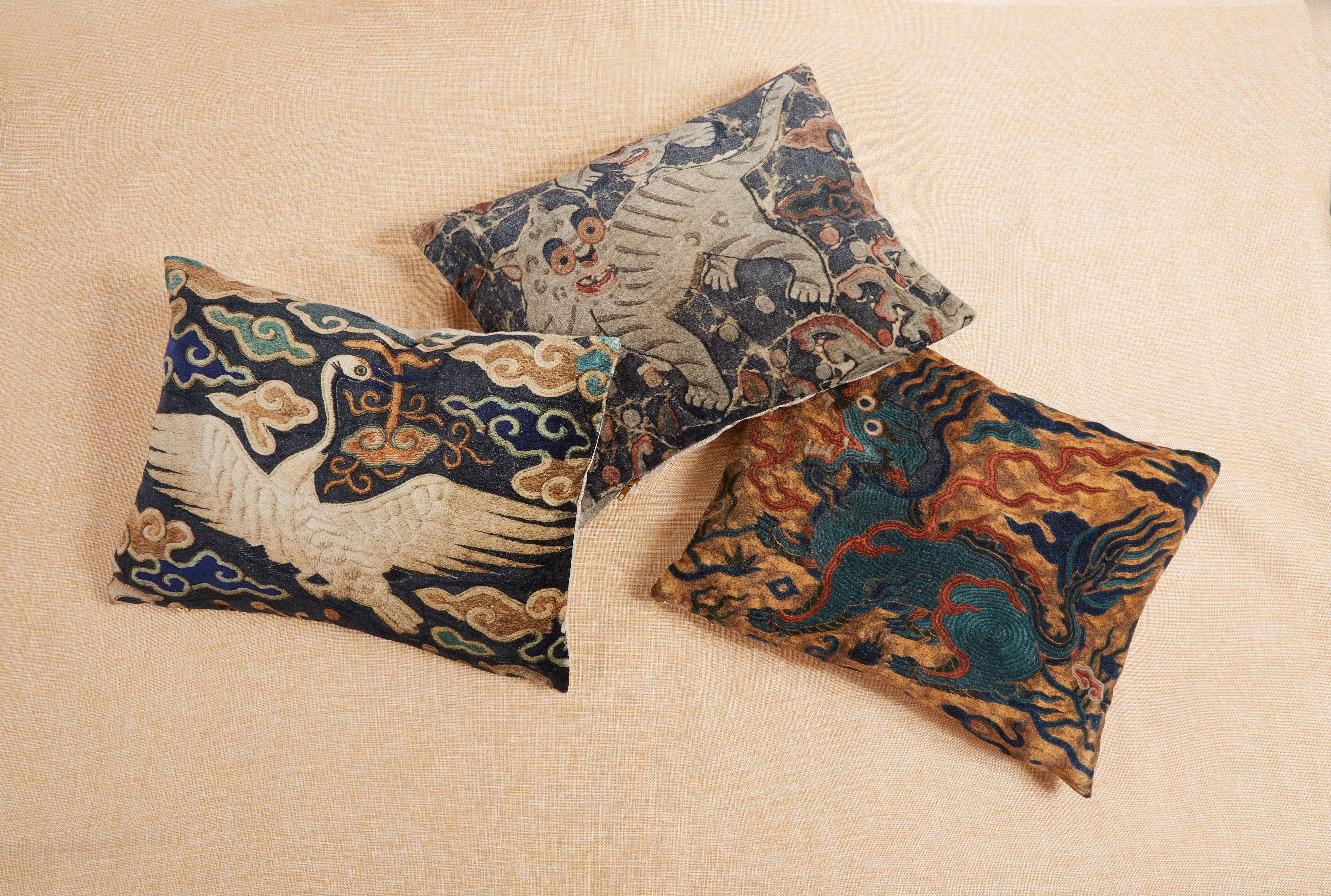 Siren Song - Vente Coussin décoratif - Coussin en velours Tiger 12"x16"6