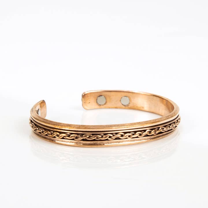 El'Cobre – wholesale Manschettarmband – Kopparmagnetarmband (Design 2)