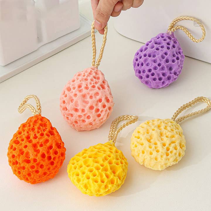 ACCITY - Wholesale Bath Pouf/Sponge - HONEYCOMB SPONGE BATH BALL BATH SPONGE BATH SPONGE_CWMM3326