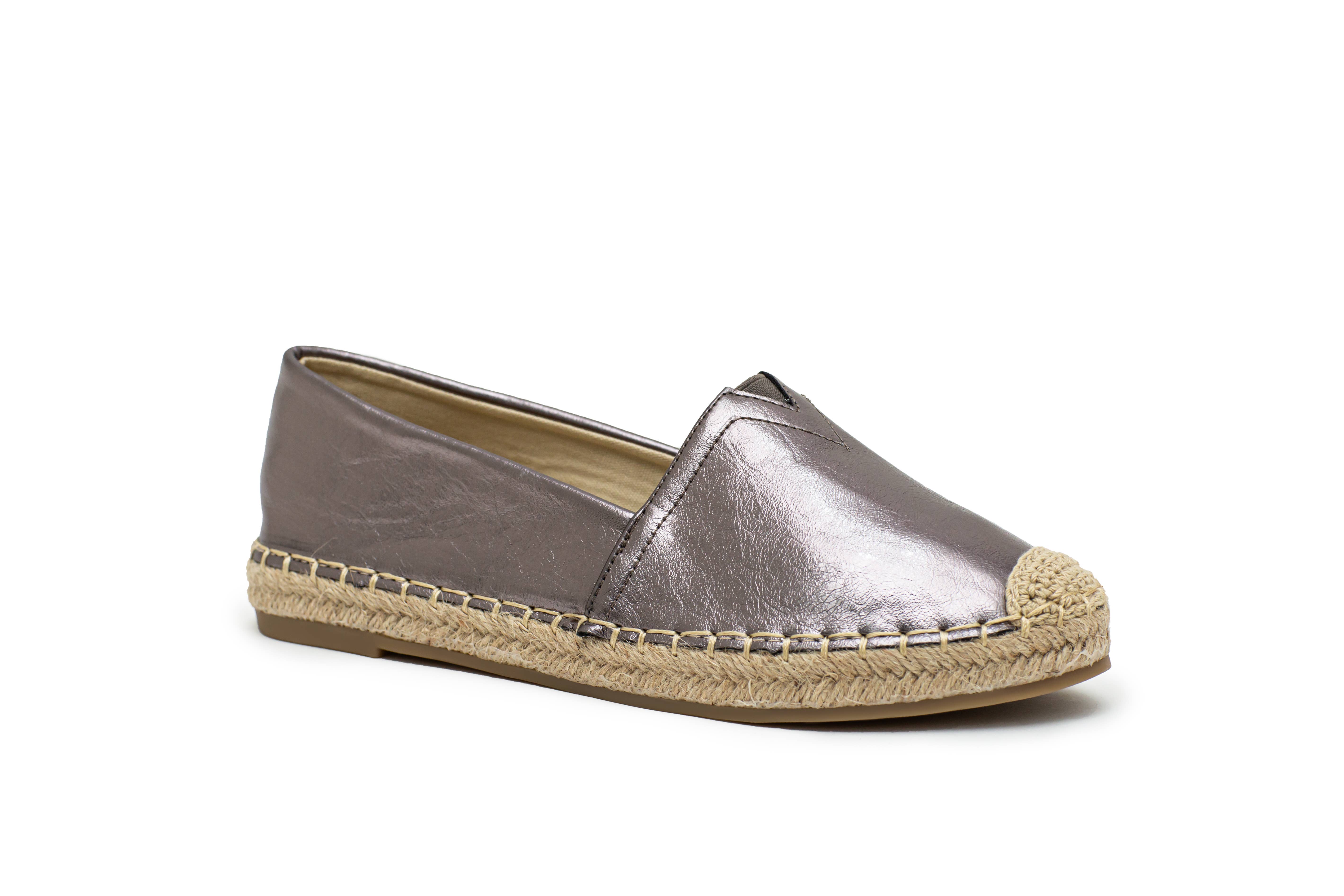 LADY GLORY - Wholesale Flats - Women's - Women's gold espadrilles3