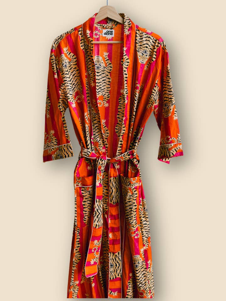 Tiger Tracks Kaftan for wholesale by One Stone Goods