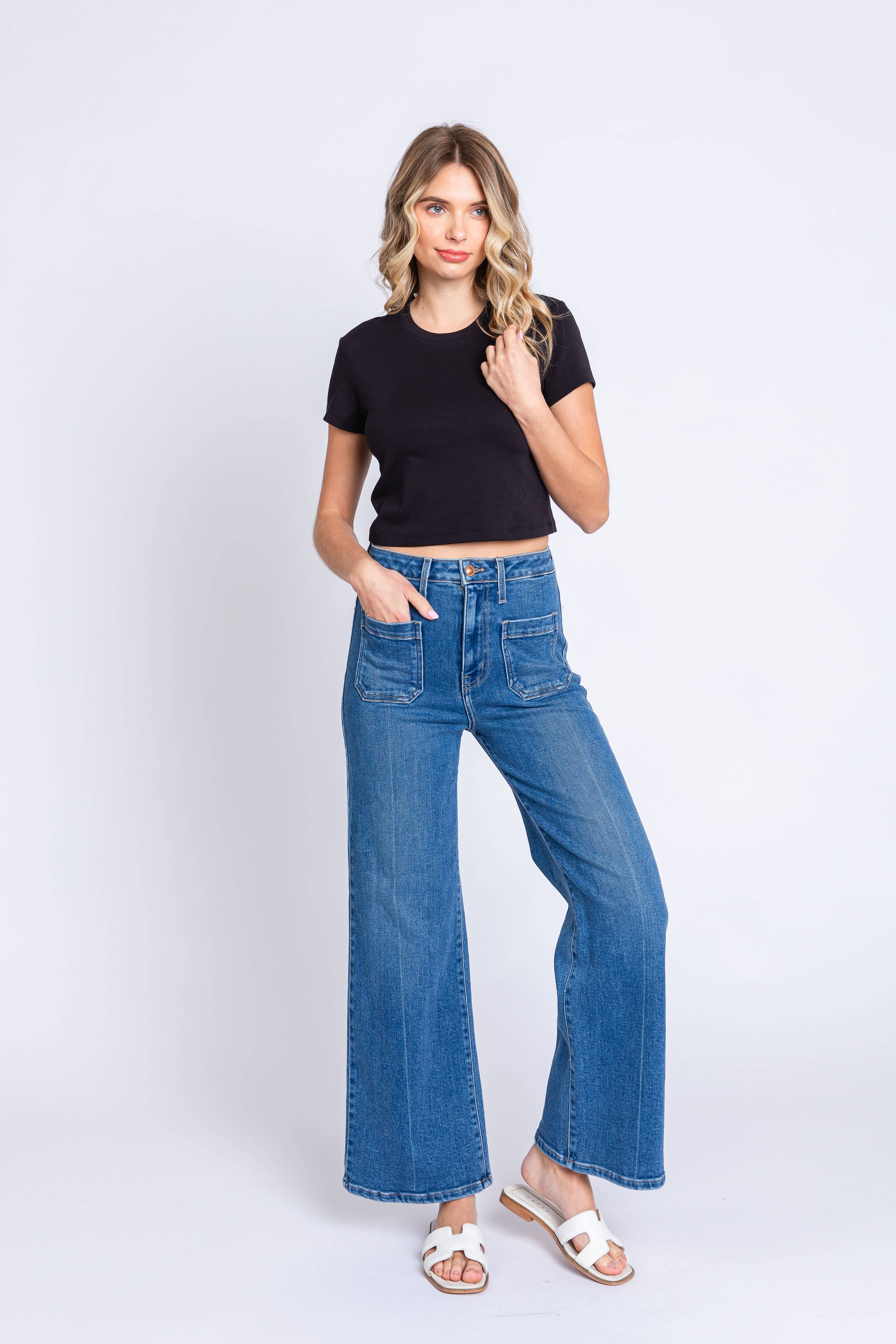 L.T.J Letter to Juliet - Wholesale Jeans - Women's - LP278 Sailor Front Patch Pocket