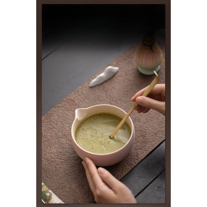 Gohobi (We cover U.S. import duties) - Wholesale Tea Set - Gohobi Ceramic Matcha Set 043 Pink and Green6