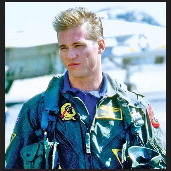 3 Inch Cloth Patch Val Kilmer Top Gun for wholesale by BMS BIZ