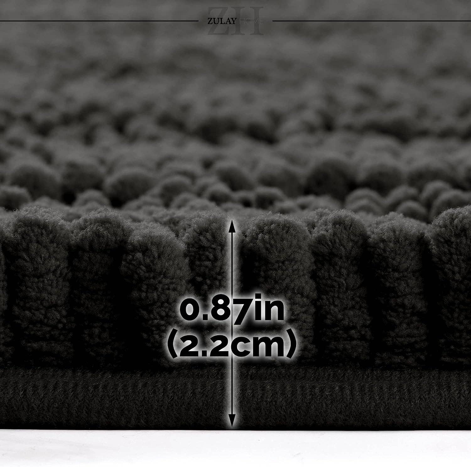 Zulay Kitchen - Wholesale Bath Mat - Soft Shaggy Bathroom Rug (17x24)3