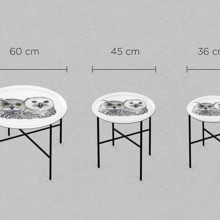 Tables à plateau - support en acier pour plateau de table 36 cm pour la vente par Charlotte Nicolin