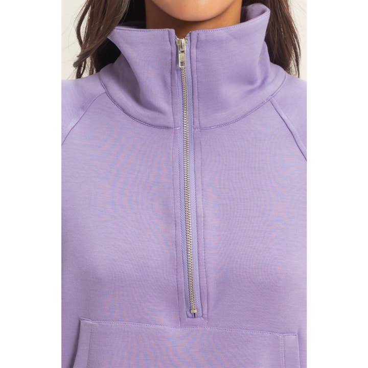 HYFVE - Wholesale Sweatshirt - Women's - Half-Zip Collar Pullover9