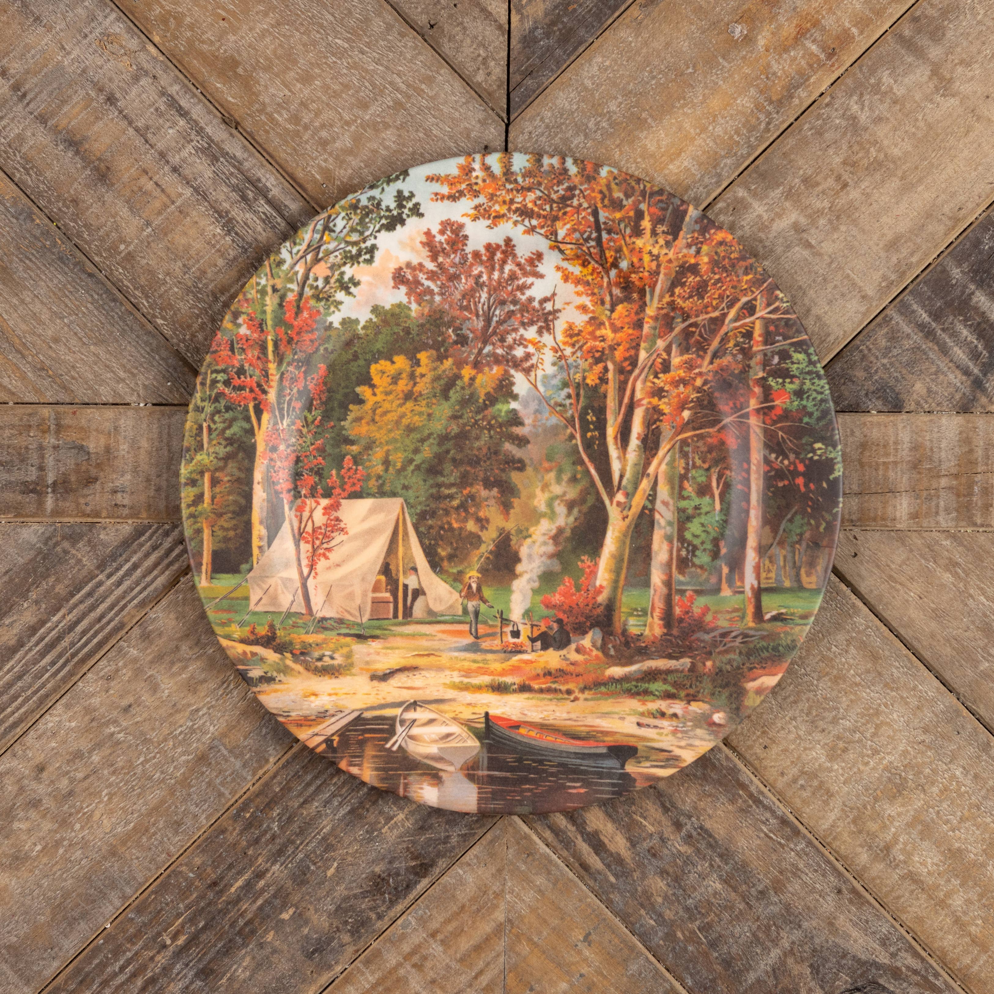 Ragon House – Engroshandel Pyntetallerken/skål – CAMPING I SKOVEN TALLERKEN1