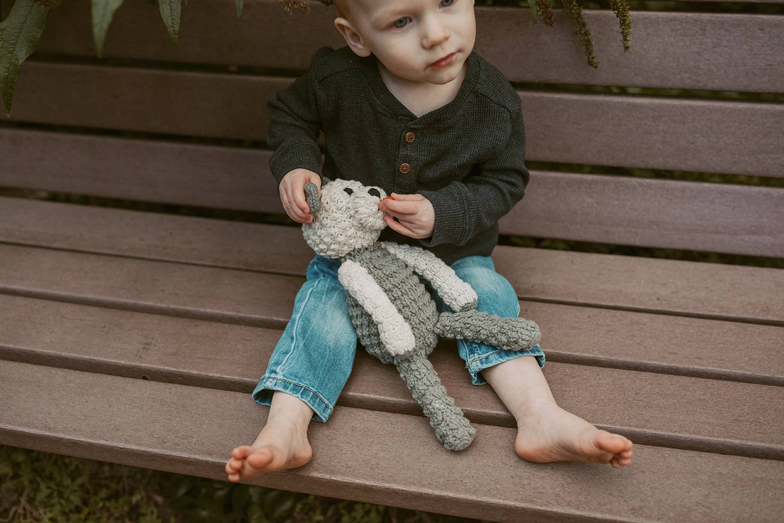 Pebblechild - Wholesale Handheld Rattle - Baby - Crochet Baby Toy Sheepadoodle rattle4