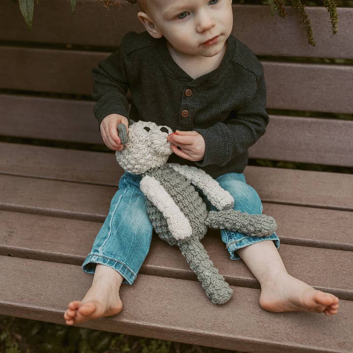 Pebblechild - Wholesale Handheld Rattle - Baby - Crochet Baby Toy Sheepadoodle rattle4