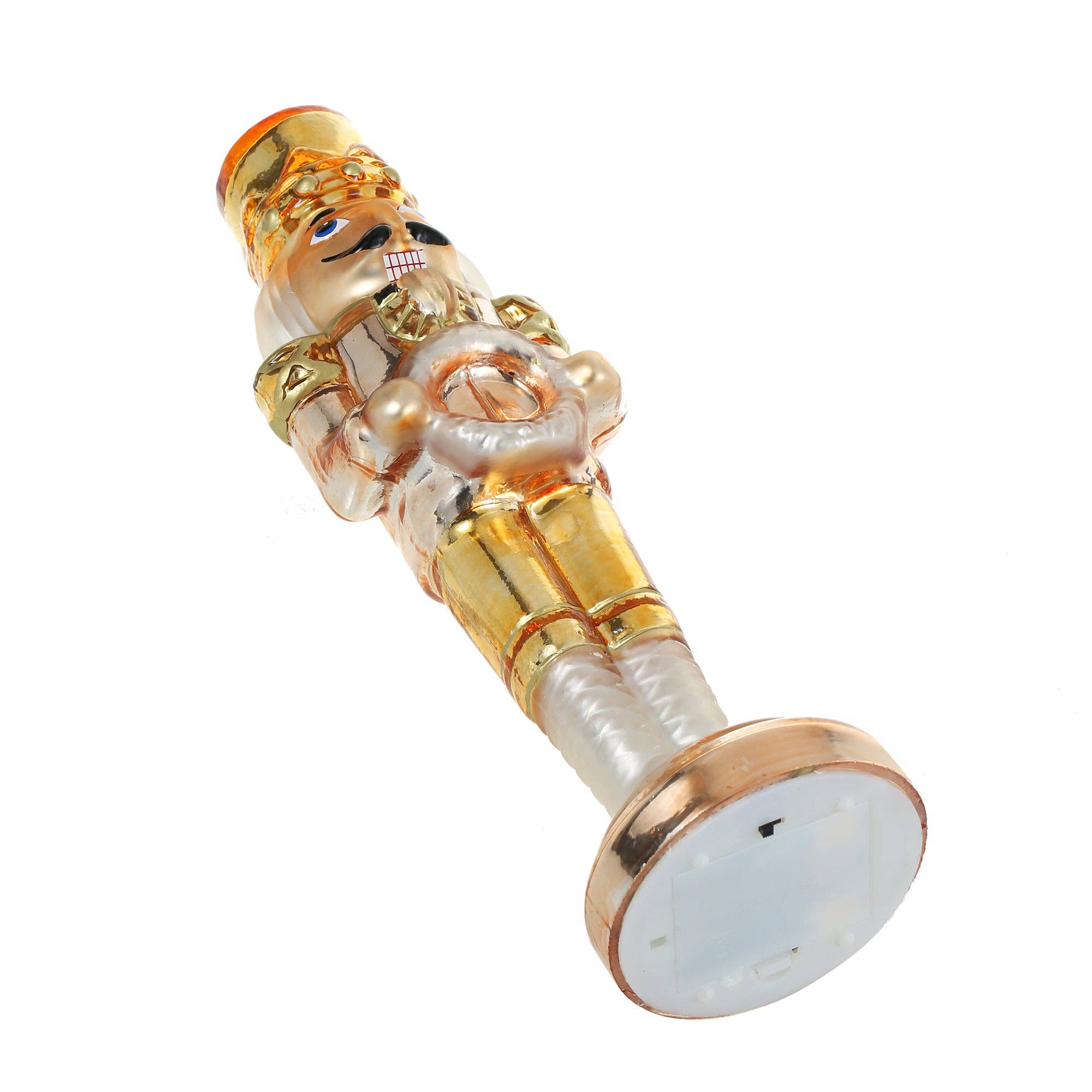 SINT - Wholesale Holiday Nutcracker - SINT Color Glass Lightup Nutcrackers Figurine Ornaments for 26