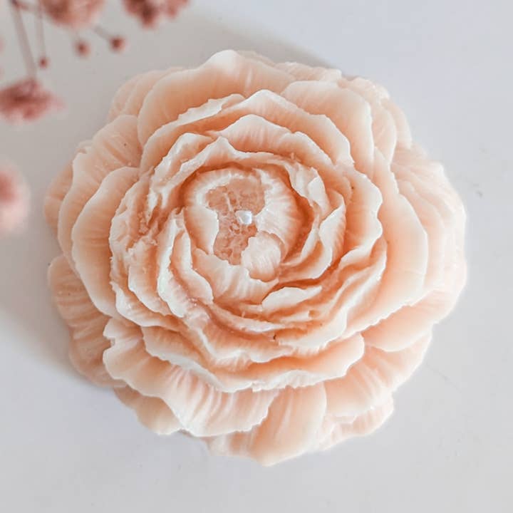 Peony Flower Candle for wholesale by Iconic Candles