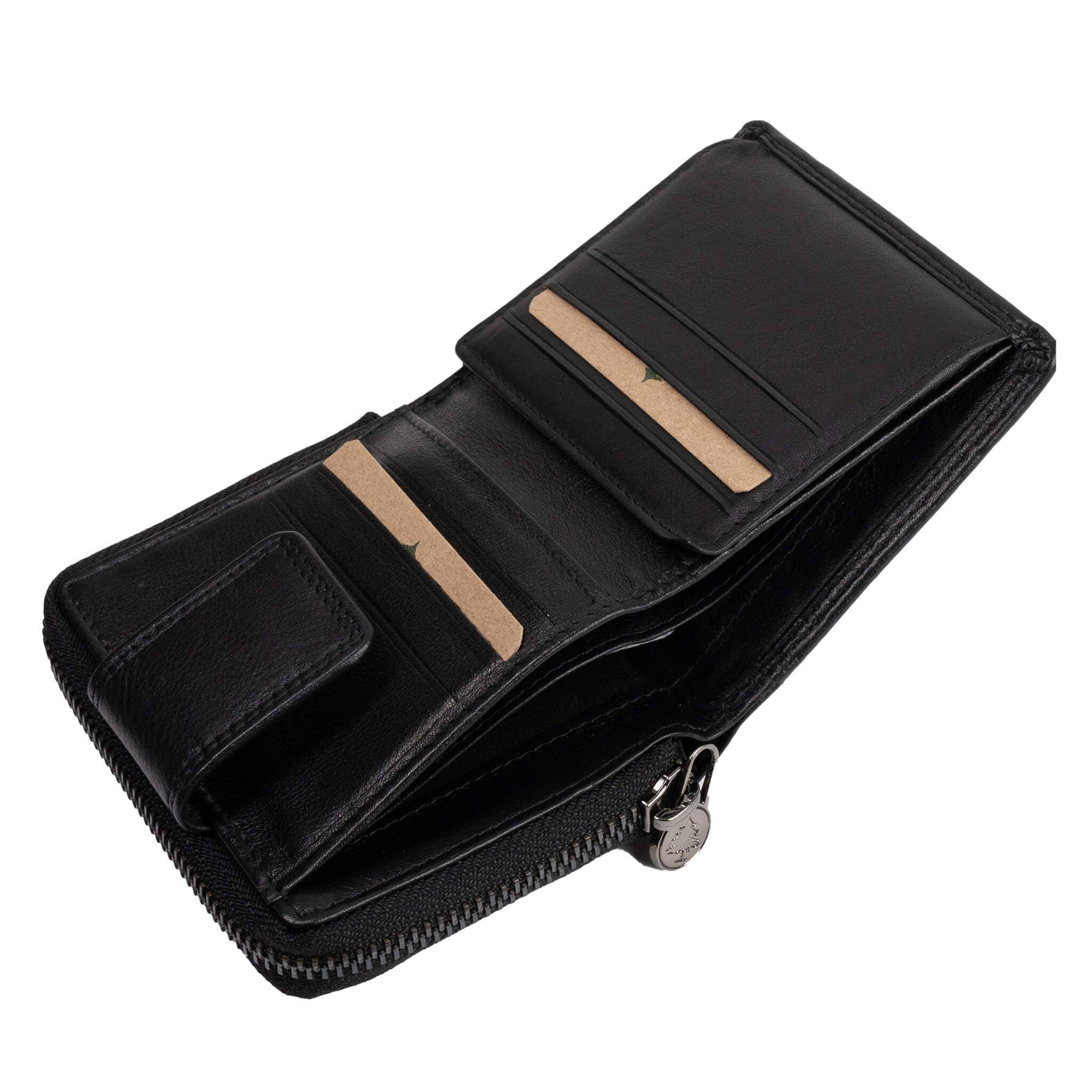 Greenwood - Wholesale Wallet - Unisex - Akiro women's small leather wallet with zip pocket20