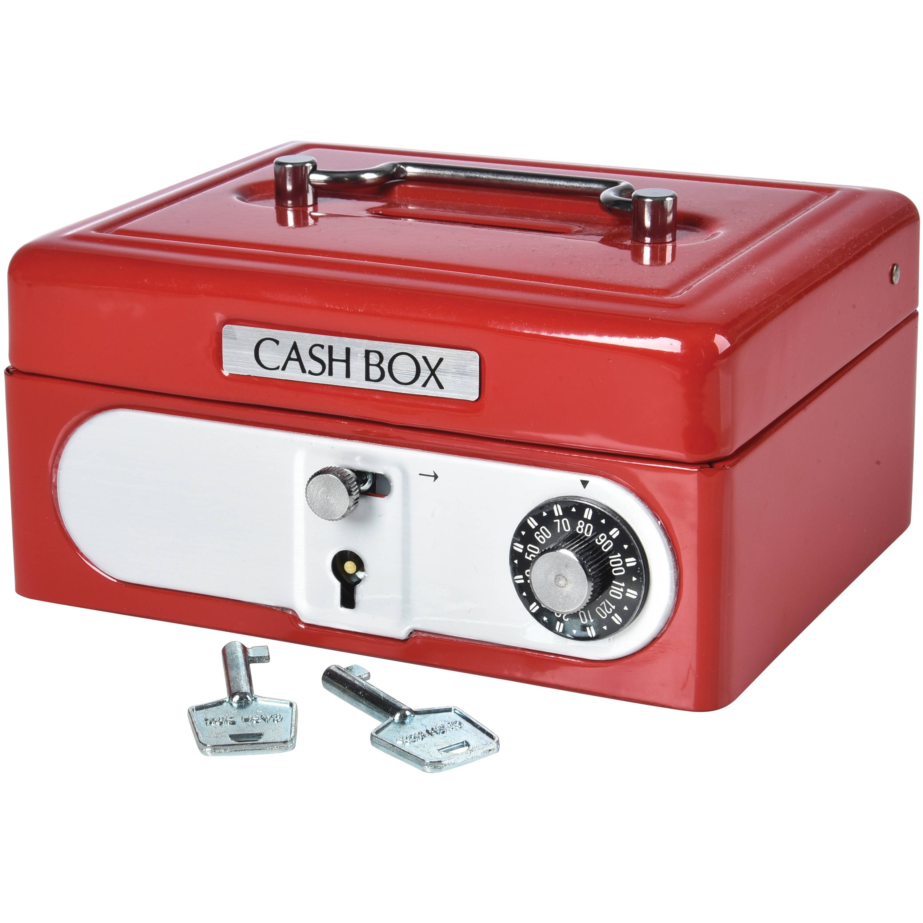 US Toy Company - Wholesale Money/Piggy Bank - Metal Cash Box 6-unit case pack2