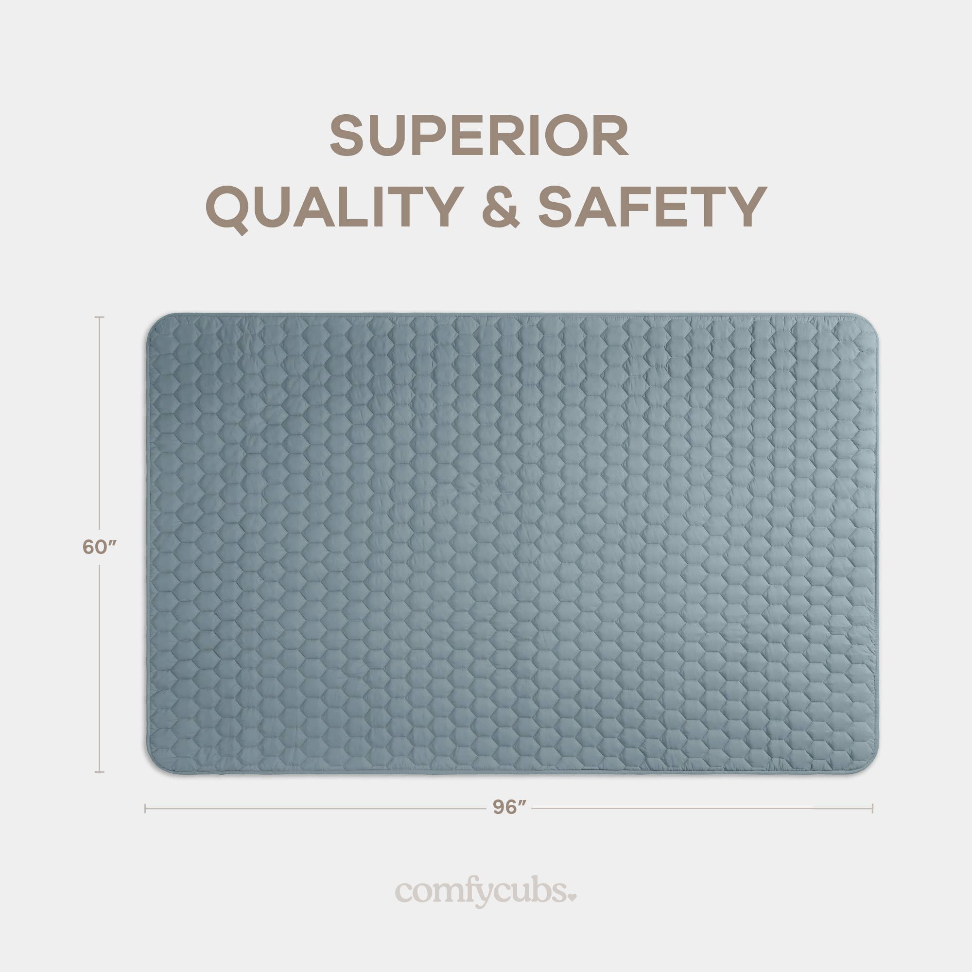 Comfy Cubs - Wholesale Play Mat - Kids & Baby - Premium Play Mat, Quilted Baby Mat for Floor by Comfy Cubs23