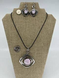 Crooked Diamond in Petal Pink, Plum, Neo Lavender, Salmon Pink, Turquoise Blue, Jade Green, Mint Green for wholesale by The Artist Jay