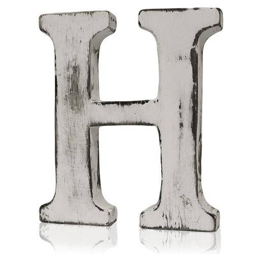 Ancient Wisdom – wholesale Decorative tabletop object – Shabby Chic Letters - H0