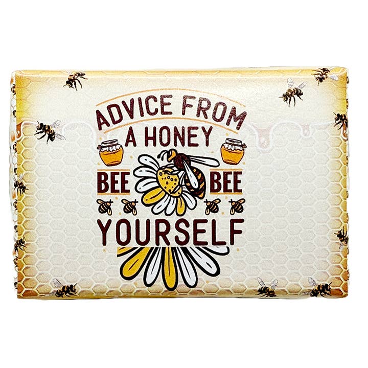 BEE SOAP BAR E - ADVICE FROM A HONEY BEE - BEE YOURSELF for wholesale by La Volve