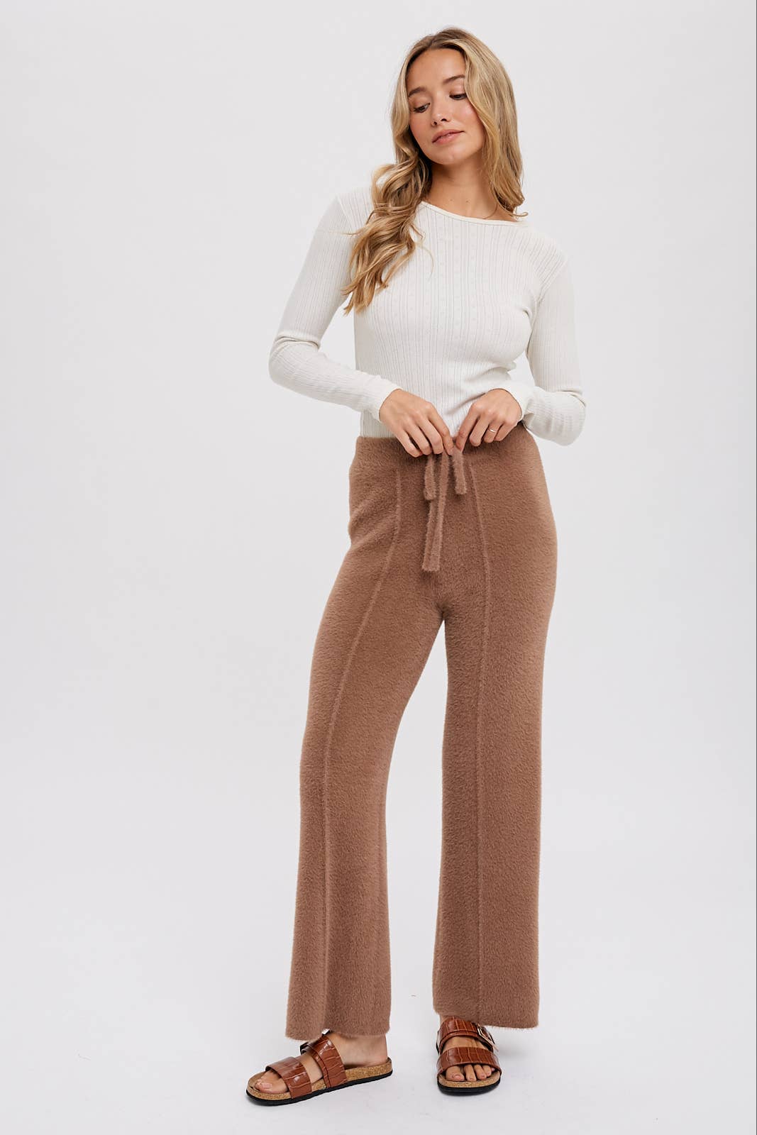 Bluivy - Wholesale Lounge Sweatpants/Joggers - Women's - FUZZY KNIT LOUNGE PANTS8