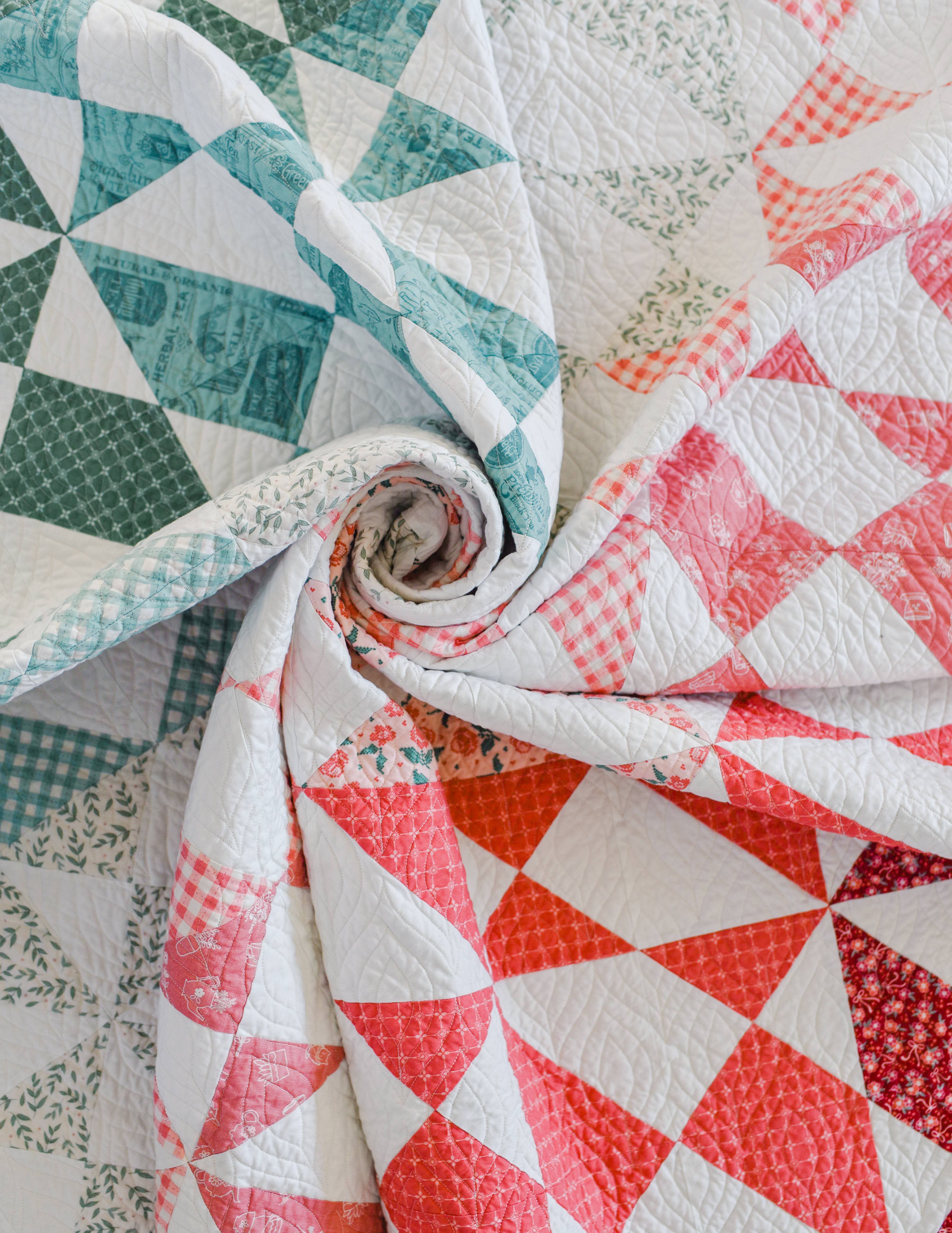 Wild Plum Lane - Wholesale Craft Sewing Kit - Wildflower Petals Quilt Pattern - Printed10