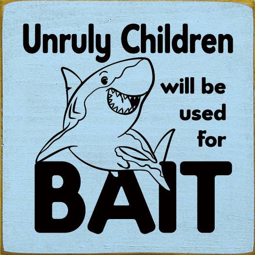 Les enfants indisciplinés seront utilisés comme appâts - Panneau en bois et autres tendances Résultats pour appâts pêche en mer en vente B2B. Retours gratuits et paiement à 60 jours sur Faire sur Faire.