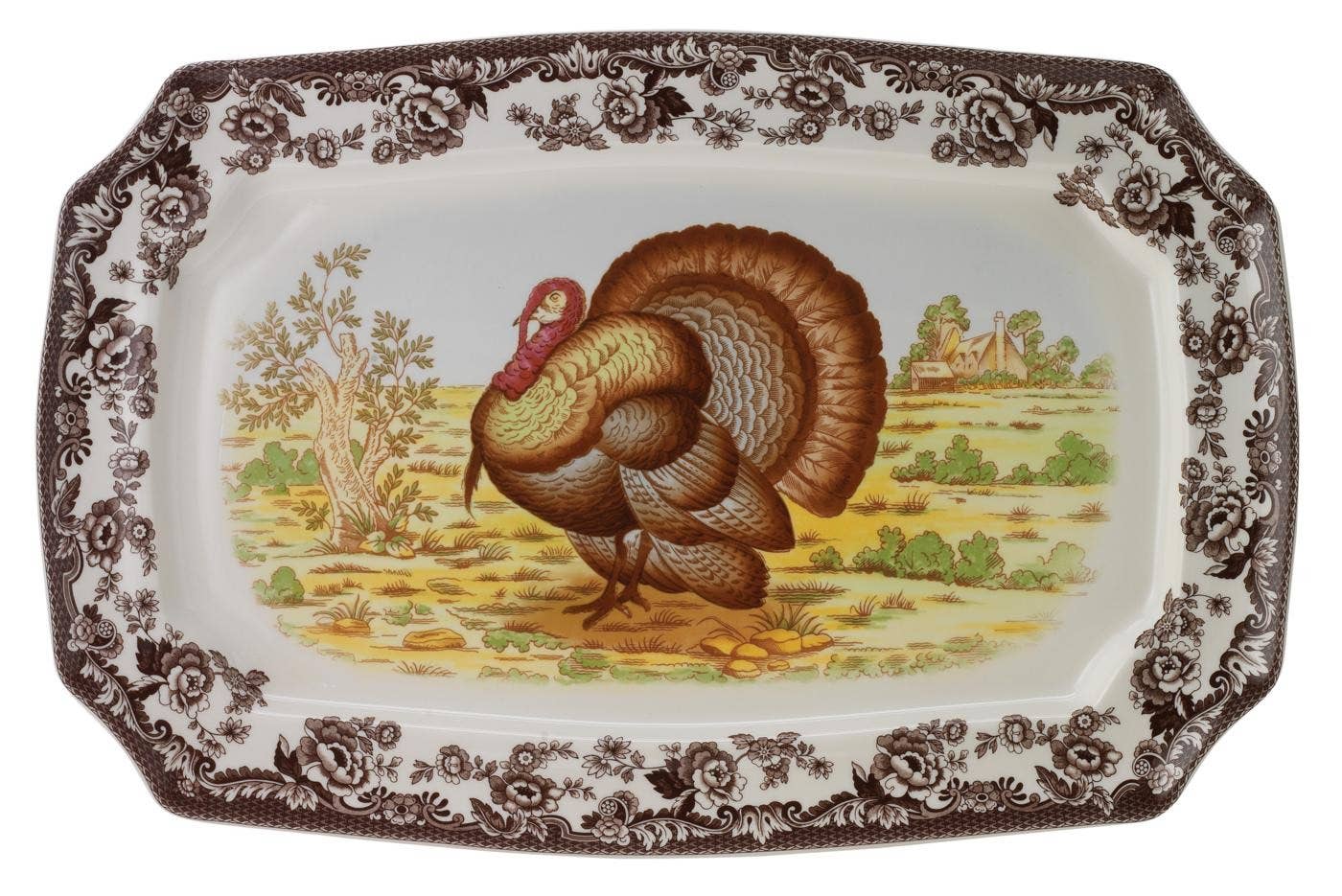 Portmeirion, Spode, Pimpernel, Nacthmann, Wrendale Designs - Wholesale Platter - Spode Woodland Rectangular Platter 17.5 inch (Turkey)