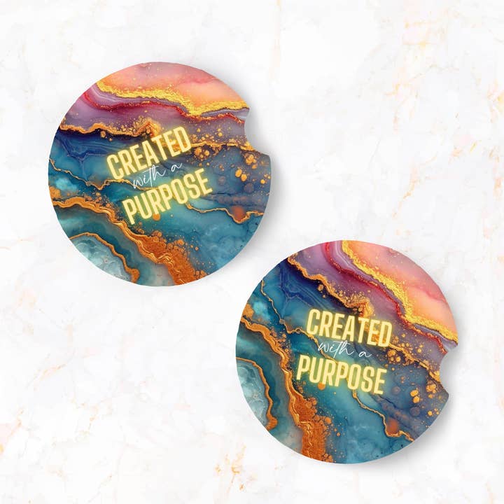 Auto-Untersetzer-Set, 2er-Pack für den Großhandel von CoRo & Company