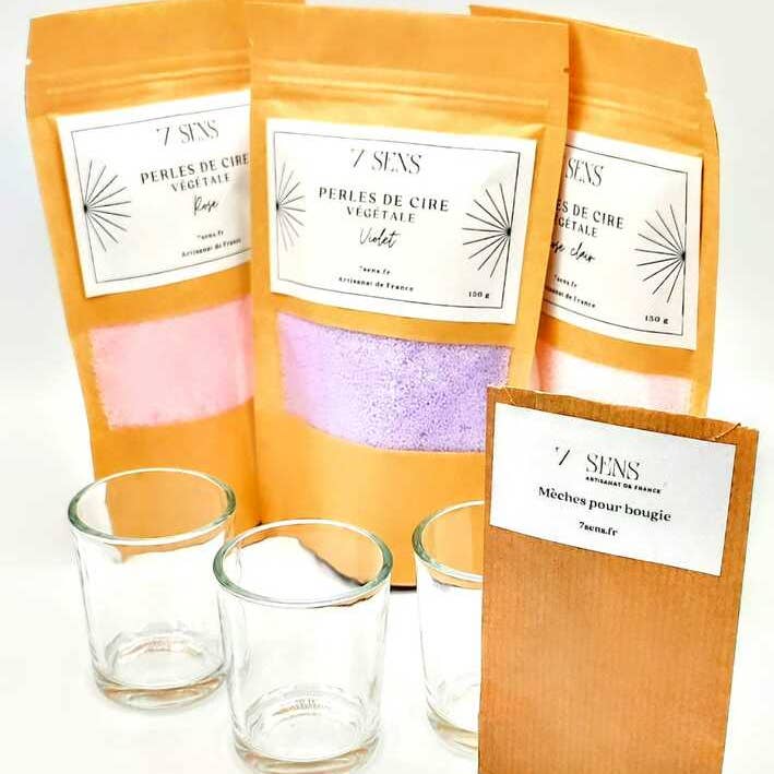7 ème Sens - Wholesale DIY Craft Kit - Wax Pearl Candle Making Kit2