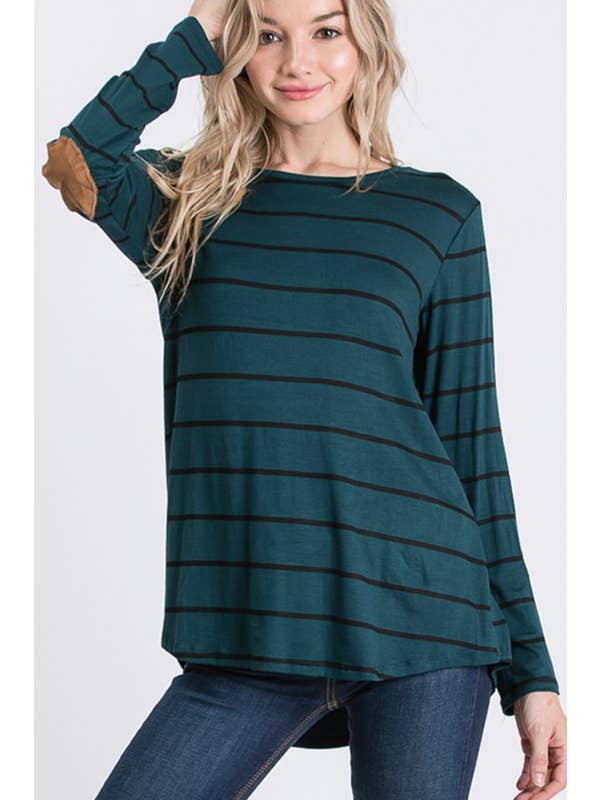 HEIMISH - Wholesale Tunic - Women's - ST1376-11 STRIPE TOP6