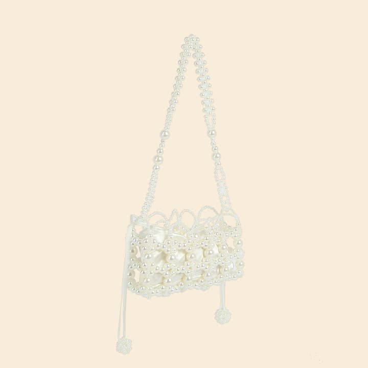 Intricate Pearl Mesh Beaded Shoulder Bag and other Purchase Wholesale plastic pearls. Free Returns & Net 60 Terms on Faire trending on Faire.