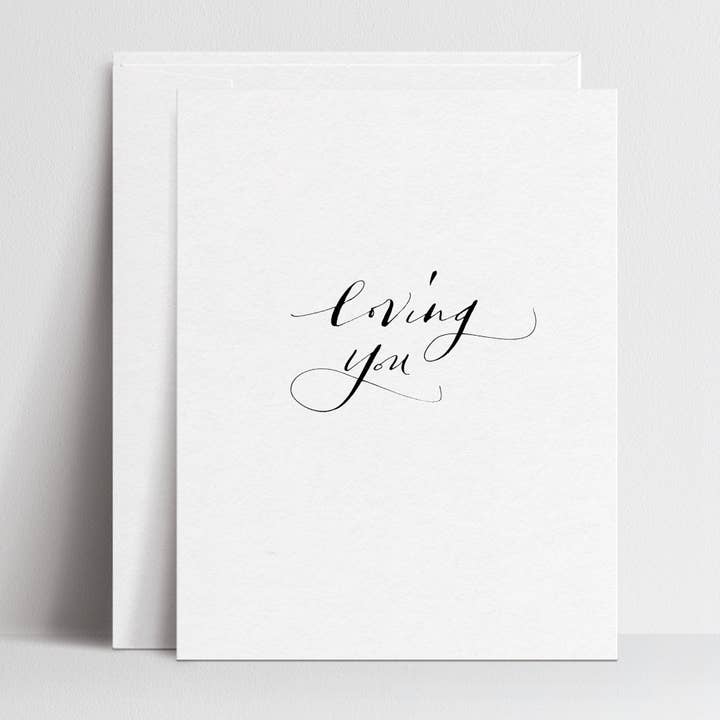 Loving You - Greeting Cards for wholesale by Paperfinger