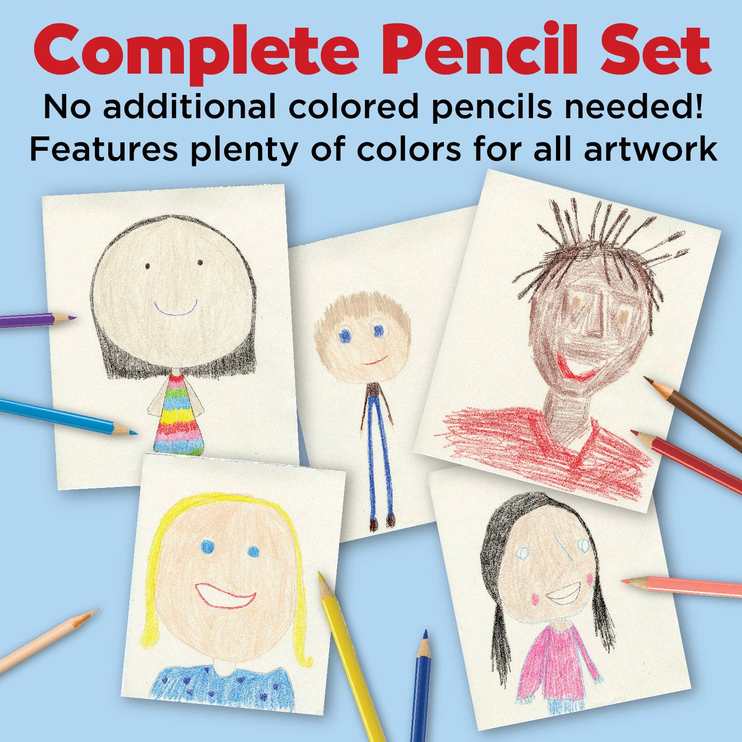 Faber-Castell / Creativity for Kids - Wholesale Colored Pencil - World Colors - 15 Colored Pencils with Skin Tones EcoPencils3