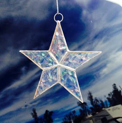 Fiesta Color – wholesale Suncatcher – STAINED GLASS STARS - HANDMADE - FLAT       BEST SELLER!8