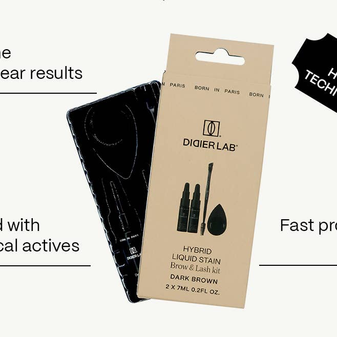 Kit Nutriente per Sopracciglia e Ciglia con Tinta Liquida Ibrida Didier Lab per la vendita all'ingrosso da parte di DID-LAB COSMETICS IBERIA