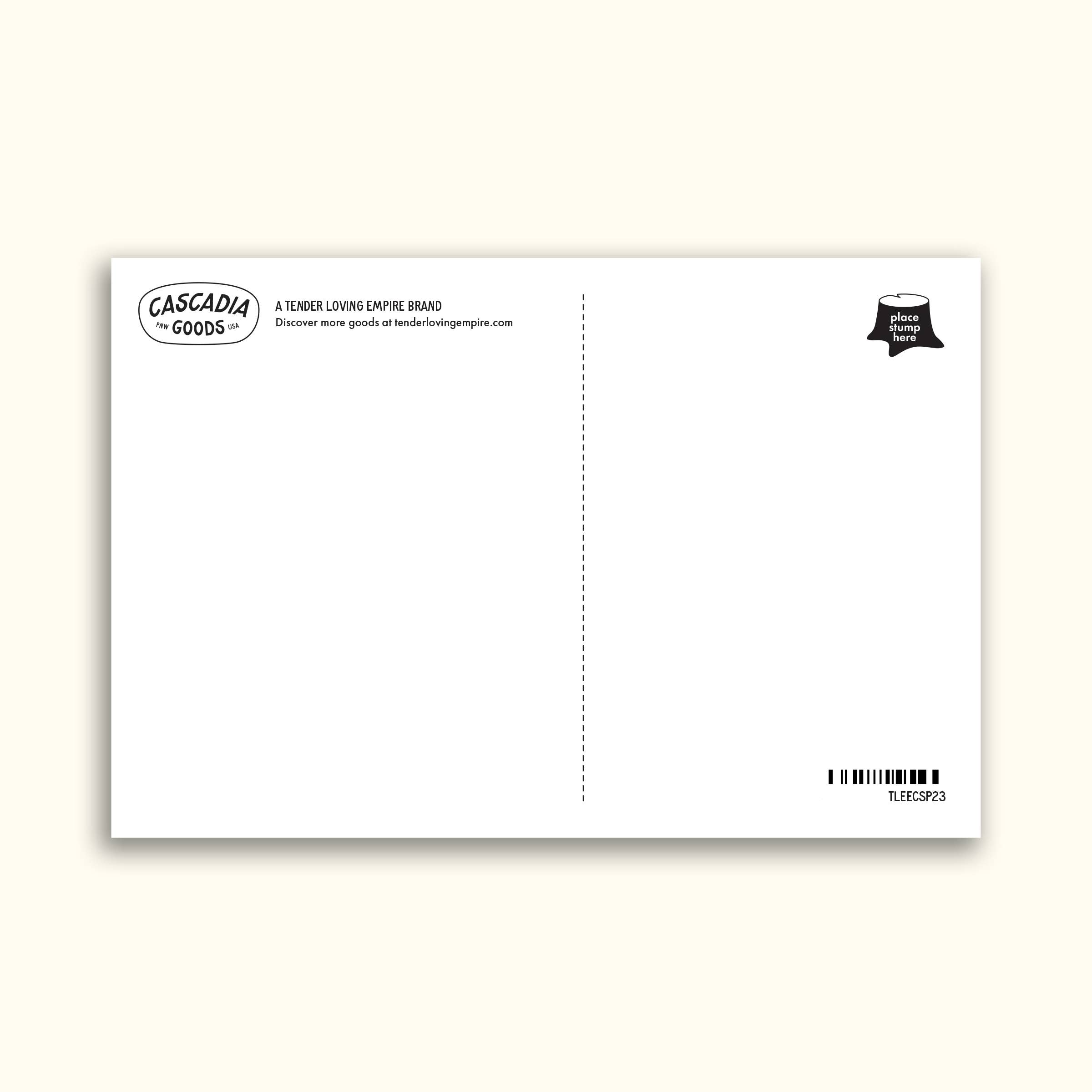 Tender Loving Empire – wholesale Postcard – WA Mountain Lake Postcard1