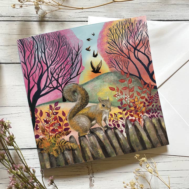 Autumn squirrel for wholesale by Glitter and Earth