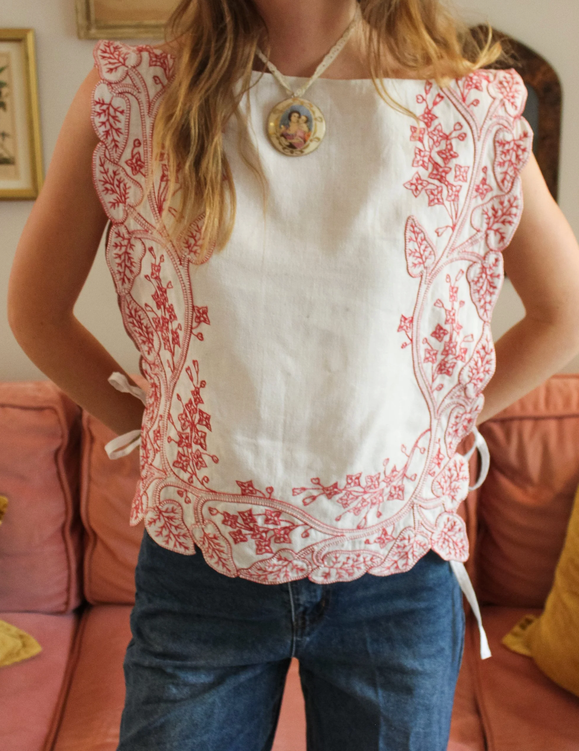 Soleil et Amis - Wholesale Blouse - Women's - the Florence top - Handmade Upcycled Tank top14