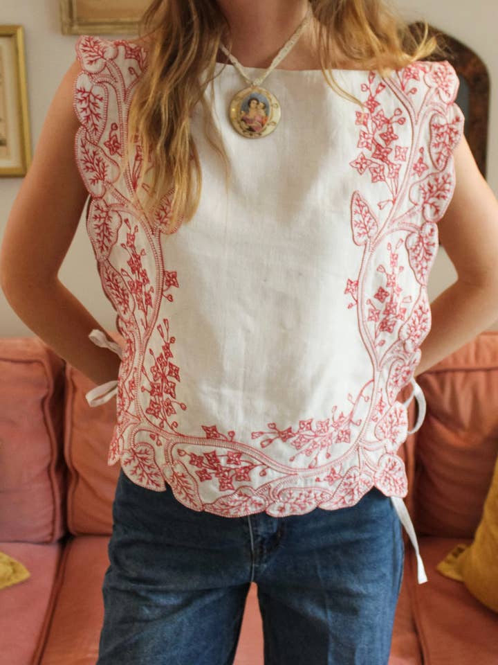 Soleil et Amis - Wholesale Blouse - Women's - the Florence top - Handmade Upcycled Tank top14