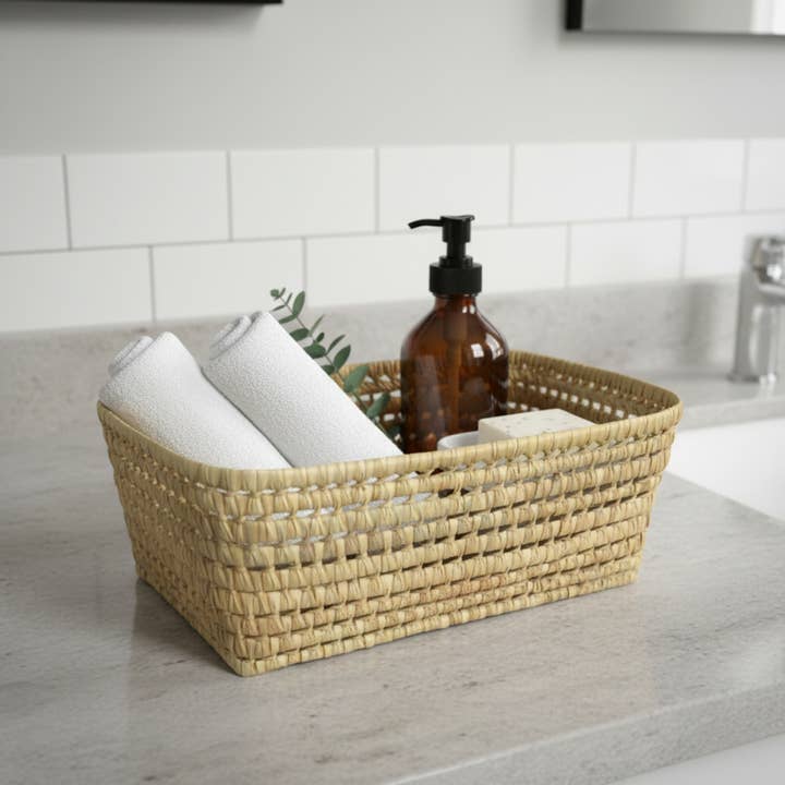 Vassoio in Vimini Rettangolare con Manici – Cestino Vassoio per la vendita all'ingrosso da parte di Melecraft