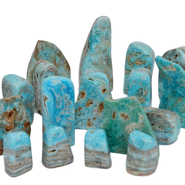 Kaia & Crystals - Wholesale Spiritual Stone/Crystal - Blue Aragonite Free Form Stone (50g - 700g)