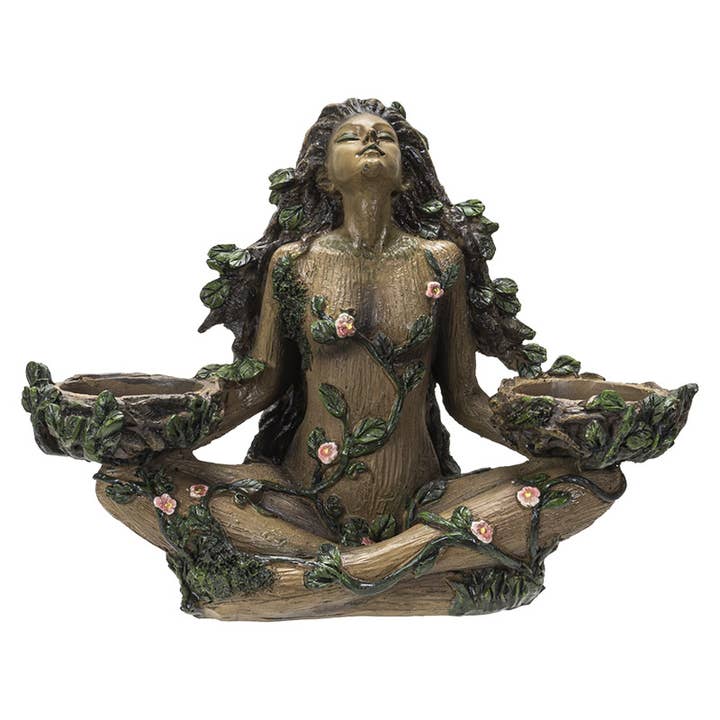 Pacific Trading - Wholesale Candle Holder - 14359 Greenman Tree Ent Candleholder