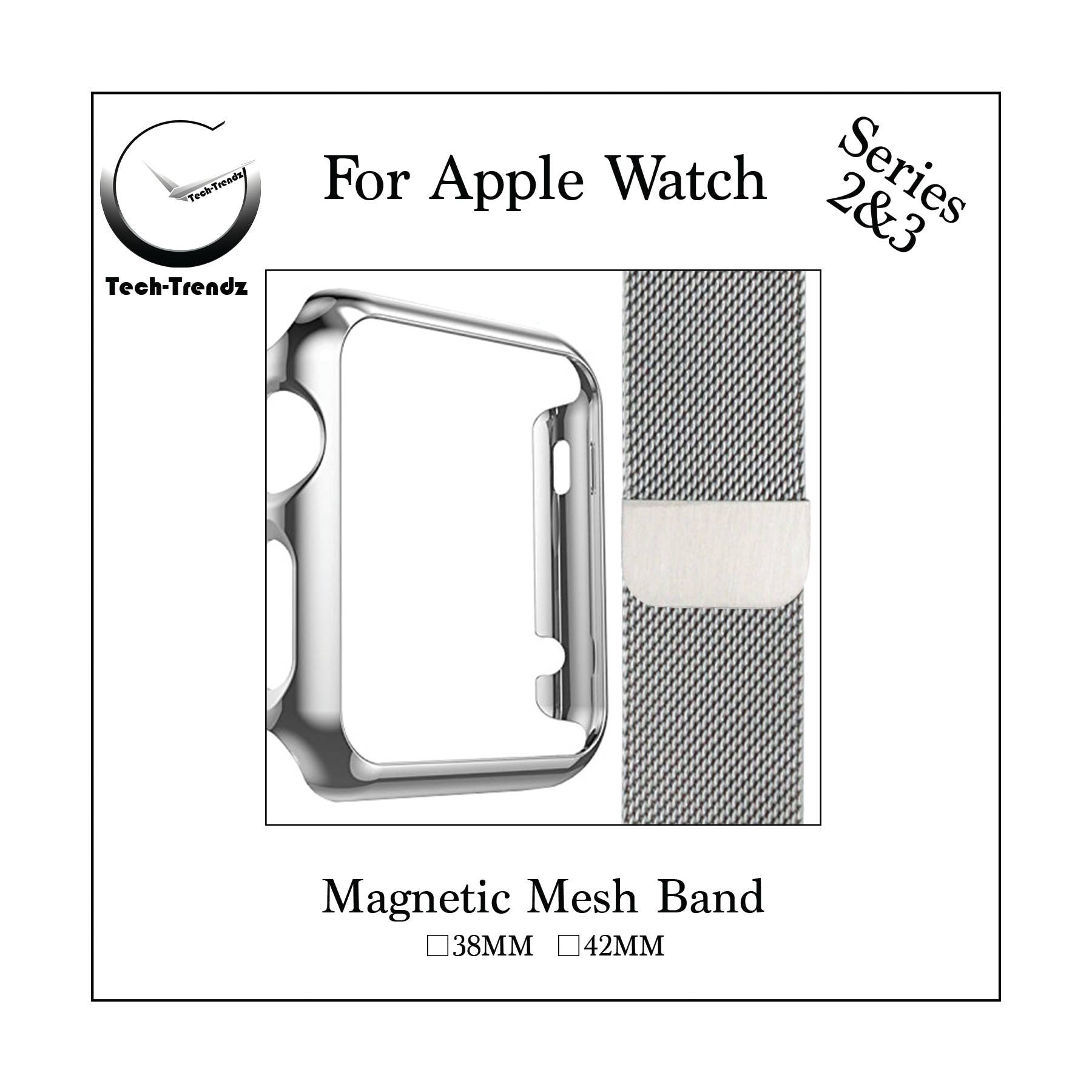 Tech Trendz - Wholesale Watch Band/Strap - Women's - Magnetic Band & Case Set3