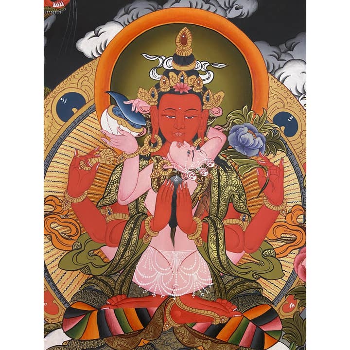 Art Of Tibet - Wholesale Painting/Drawing - Red Chenrezig Thangka2