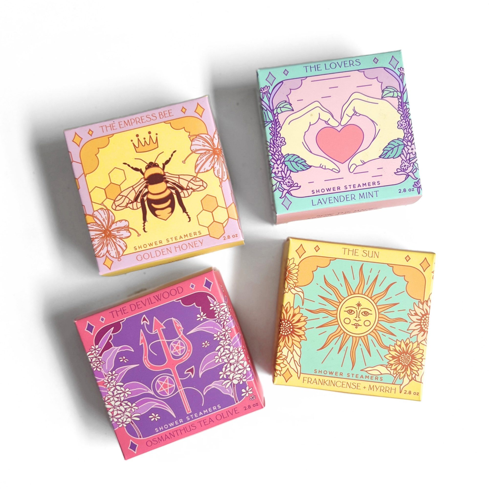 Sow the Magic - Wholesale Shower Steamer/Bomb - The Sunflower Shower Steamer Set in Frankincense1